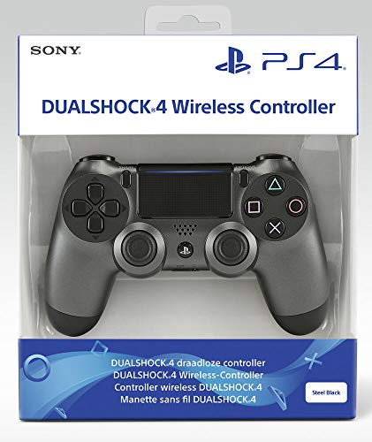 PlayStation 4: DualShock 4 Steel Black [Esclusiva Amazon] (Nero (Special edition), Standard)