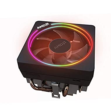 AMD Wraith Prism LED RGB Ventola di raffreddamento da Ryzen 7 2700X processore AM4/AM2/AM3/AM3+4-pin connettore base rame/allume dissipatore di calore