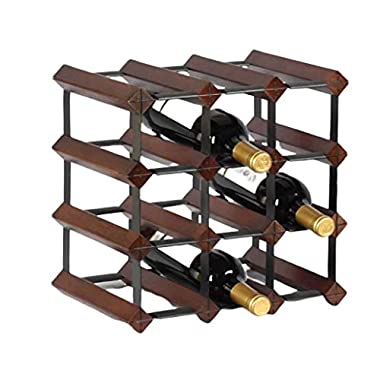 Casiers à Vin Appareil à Vin Casiers à Vin et Supports Casier à Vin traditionnel Porte-bouteilles de Vin en Bois Creative Salon Pratique Armoire décor (Small)