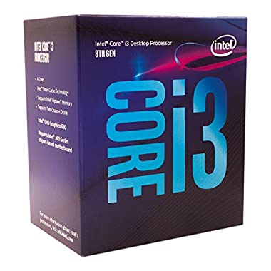 Intel BX80684I38100 Cpu Processore, Argento (i3-8100)