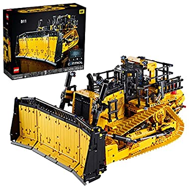 LEGO Technic Bulldozer Cat D11 Controllato Da App, Set per Adulti, Telecomandata, Veicoli da Cantiere, 42131