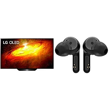 LG OLED TV AI ThinQ OLED55BX6LB, Smart TV 55'', Processore α7 Gen3 con Dolby Vision IQ/Dolby Atmos + LG Cuffie Bluetooth Wireless In Ear TONE Free FN6 Black