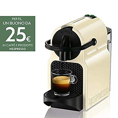 Nespresso Inissia Macchina per caffé espresso, 1260 W, 0.7 L, Beige (Vanilla Cream)