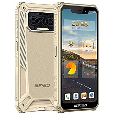 Rugged Smartphone IIIF150 B2021 IP68 In Offerta, 5.86" HD+ 8000mAh 6GB+64GB Octa-core Impermeabile Antiurto,[13MP+2MP+2MP]Quadrupla Camera 4G Dual SIM Android 10 Cellulare Indistruttibile GPS NFC (Giallo sahara)