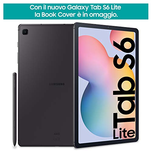 Samsung Galaxy Tab S6 Lite + S Pen, Tablet, Display 10.4" WUXGA+ TFT, 64 GB Espandibili, RAM 4GB, Batteria 7040 mAh [Versione Italiana]