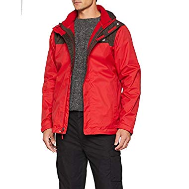 The North Face, M Evolve Ii Tri Jkt, Giacca, Uomo, Marrone (Bittersweet Brown/Rage Red), L