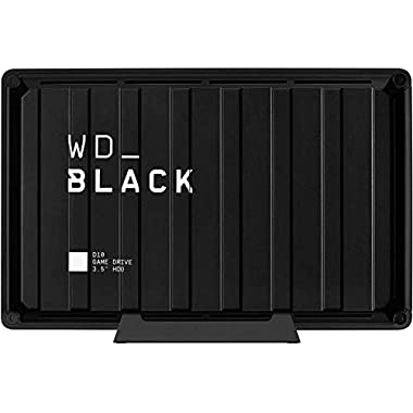 WD_BLACK D10 Game Drive 8 TB, HDD Desktop da 7200RPM con Raffreddamento Attivo, per Archiviare Tutti i Tuoi Giochi